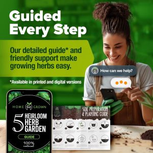 🌱 HOME GROWN Indoor Herb Garden Starter Kit